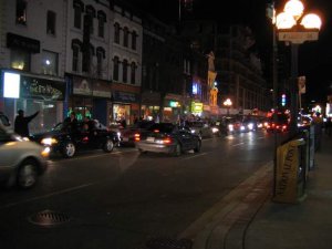 Downtown Toronto after Leafs won the Quarter Finals 08.JPG